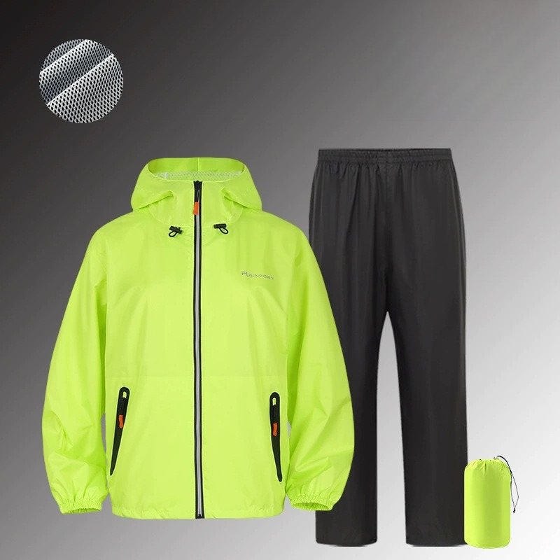 Cycling Gear Man - بدلة مطر كاملة مقاومة للماء مع