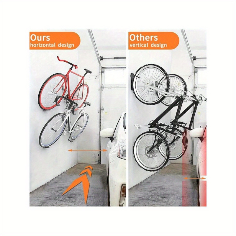 Cycling Gear Wall Hanger - حامل جداري لدواسة الدراجة الأفقية من