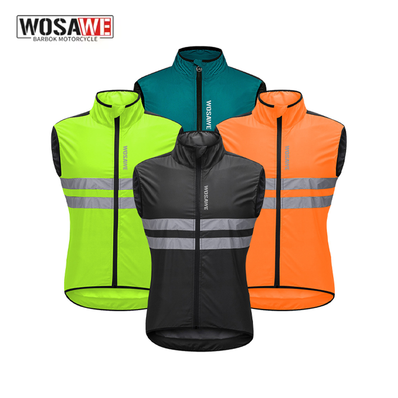 Cycling Gear Man - سترة ووساي للرجال لركوب الدراجات، خفيفة