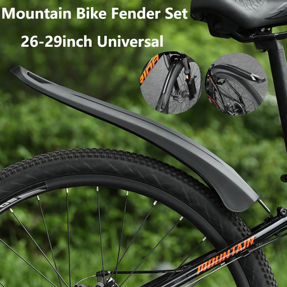 Bike Fender Set - 2 قطعة دراجة درابزين PP البلاستيك