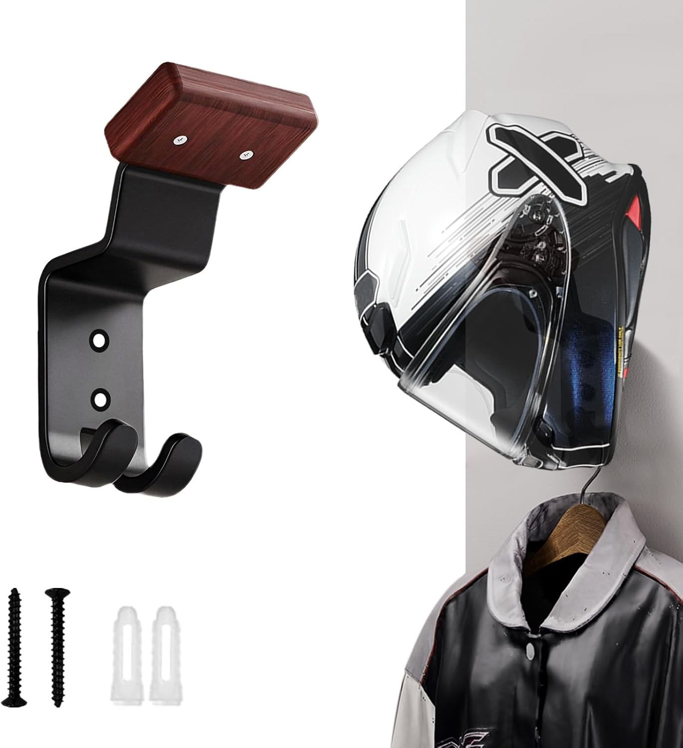 Cycling Gear Wall Hanger - حامل خوذة الدراجات النارية للتثبيت على