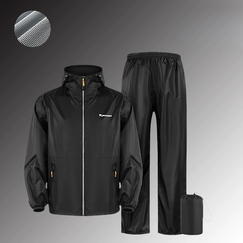 بدلة مطر كاملة مقاومة للماء مع - مراجعة Cycling Gear Man وسعره