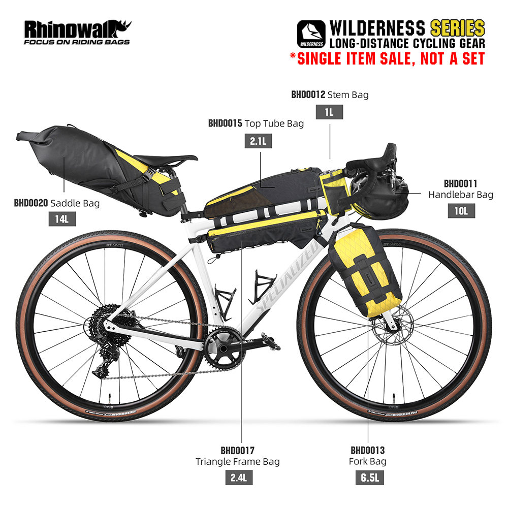 حقائب مقود الدراجة لمسافات طوي - مراجعة Cycling Gear Duffle وسعره