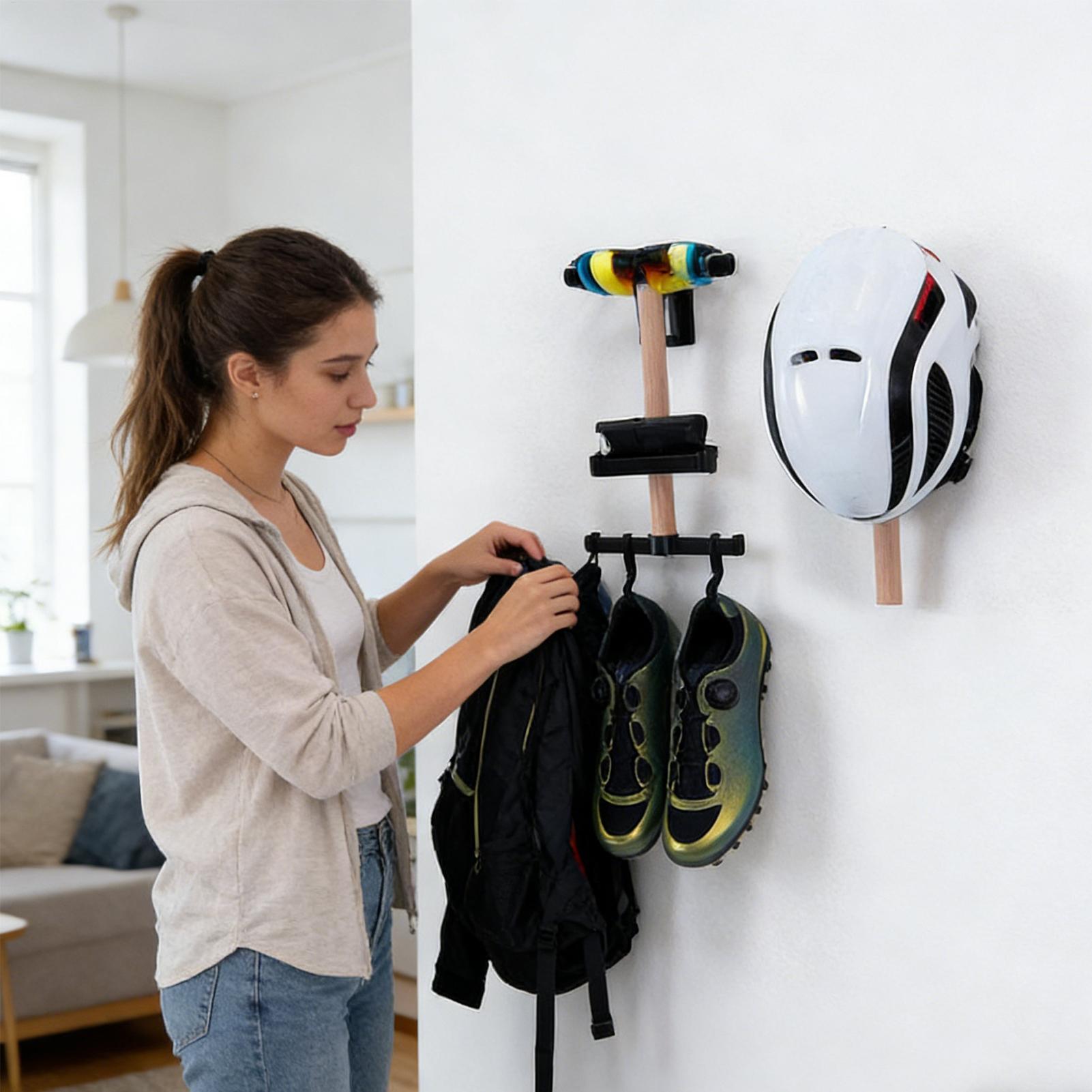 حامل تخزين معدات ركوب الدراجات - مراجعة Cycling Gear Wall Hanger وسعره