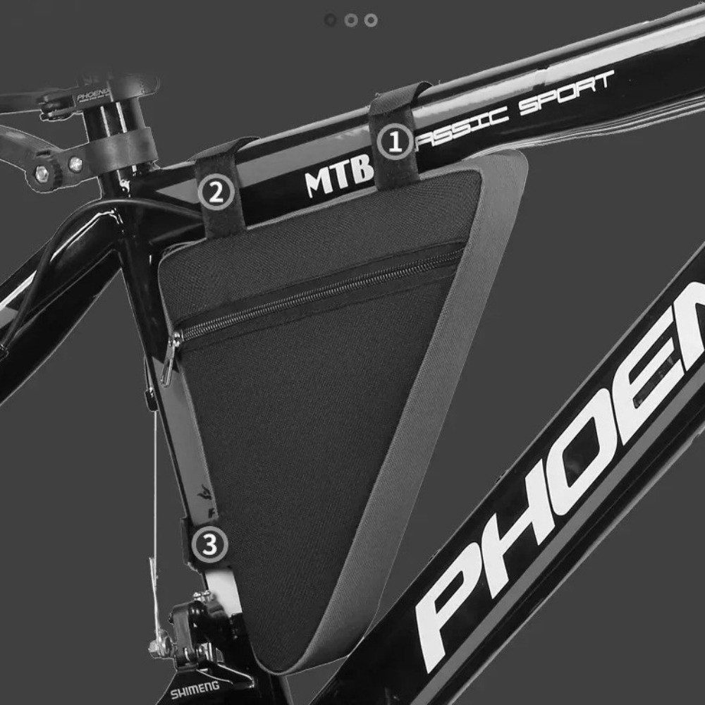 حقيبة دراجة مثلثة الشكل مقاومة - مراجعة Cycling Gear Duffle وسعره