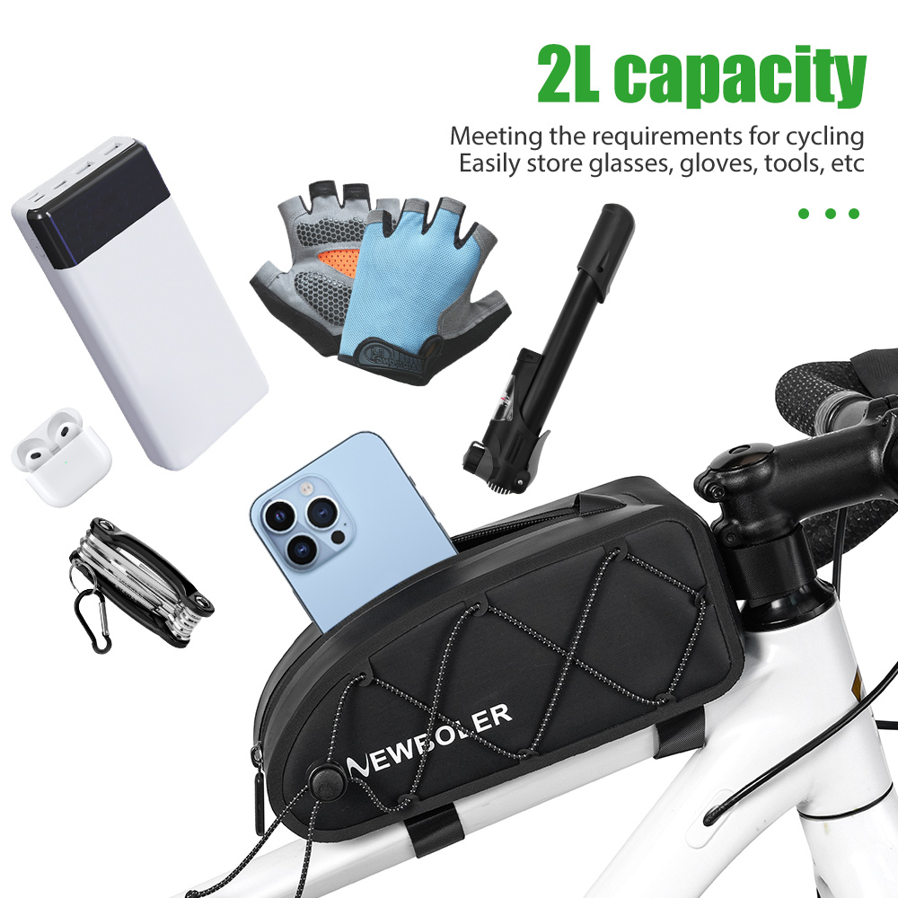 حقيبة دراجة NEWBOLER سعة 1.8 ل - مراجعة Cycling Gear Duffle وسعره