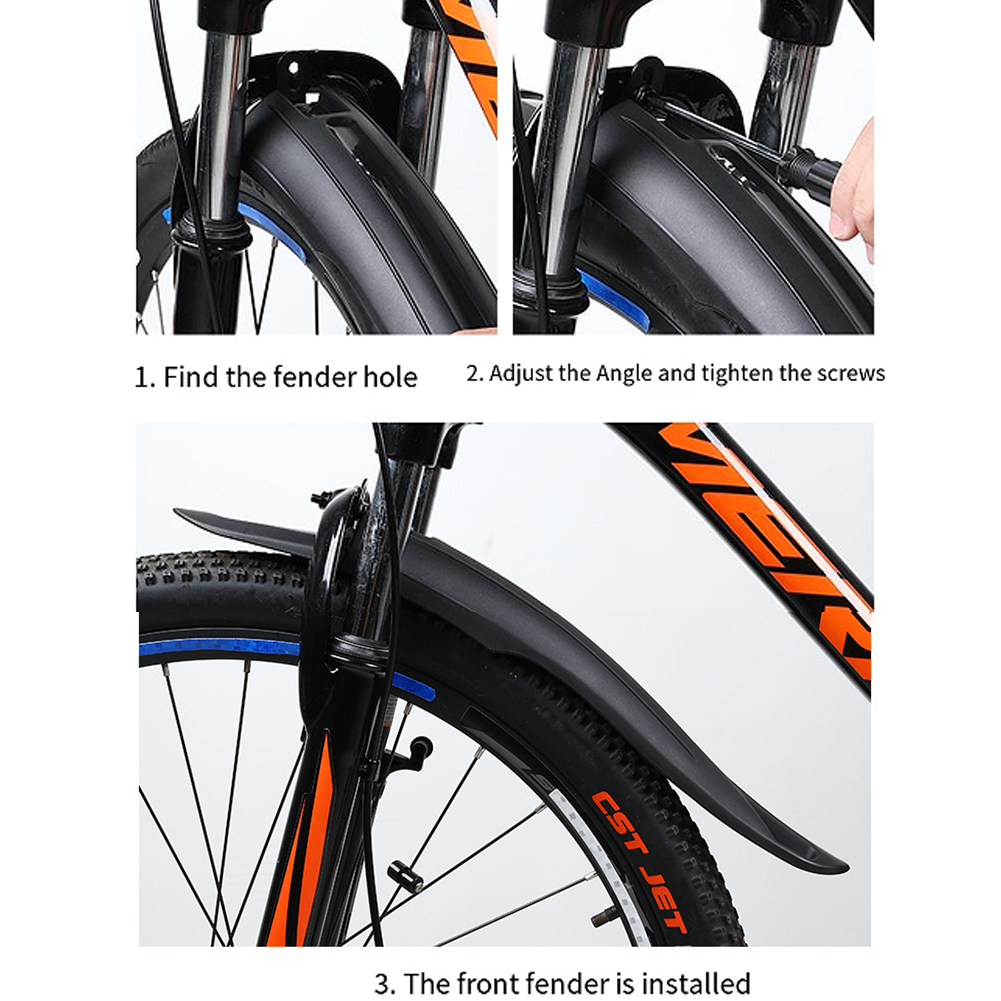 دراجة هوائية جبلية درابزين مجم - مراجعة Bike Fender Set وسعره