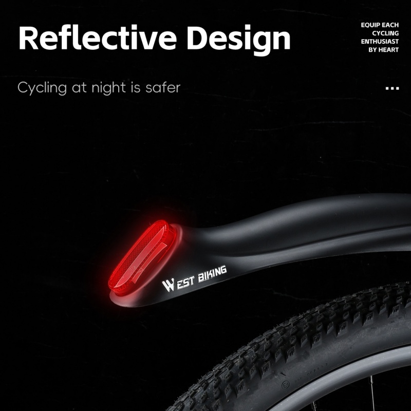 غرب ركوب الدراجات عاكس دراجة ق - مراجعة Bike Fender Set وسعره