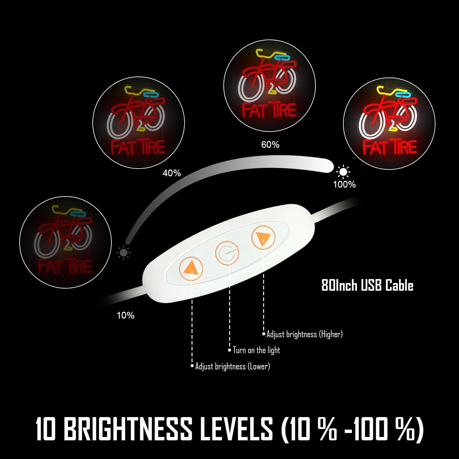لافتة نيون LED على شكل دراجة ب - مراجعة Cycling Gear Shop وسعره
