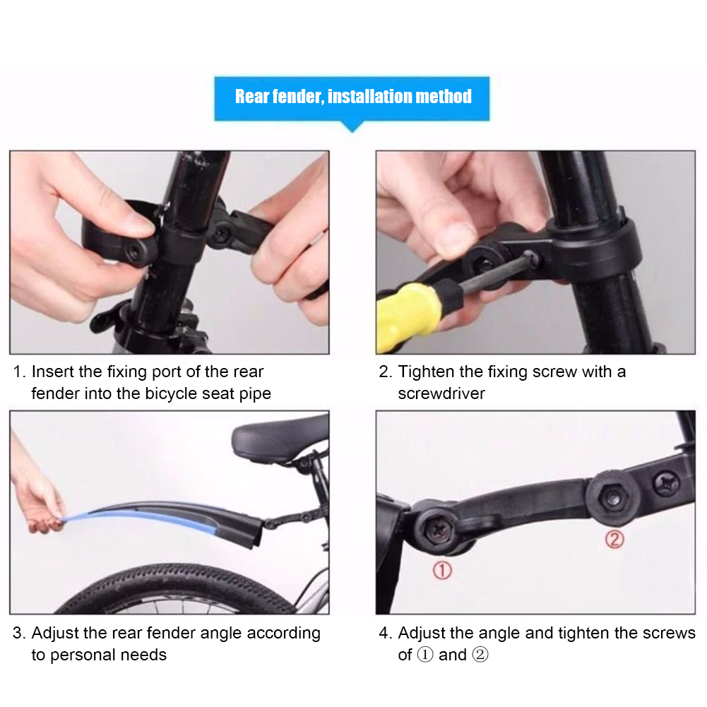 مجموعة أجنحة واقي الشوفان الأم - مراجعة Bike Fender Set وسعره