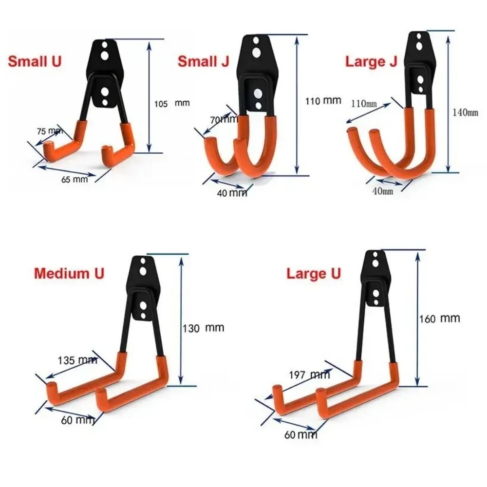 حامل دراجات معدني متين للتعليق - مراجعة Cycling Gear Wall Hanger وسعره