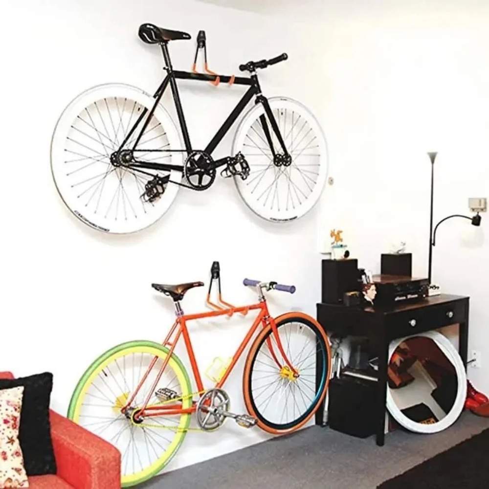 حامل دراجات معدني متين للتعليق - مراجعة Cycling Gear Wall Hanger وسعره