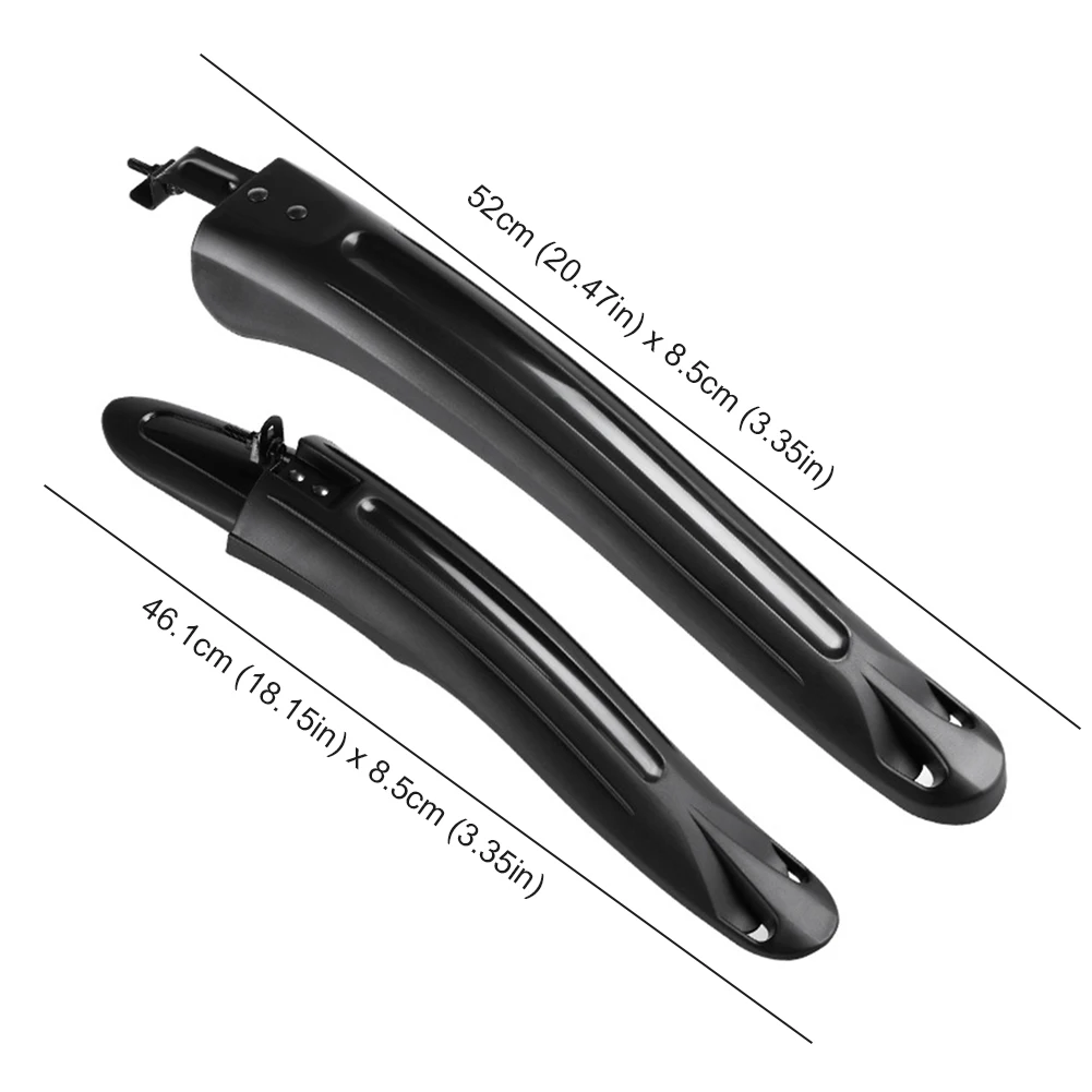 2 قطعة دراجة درابزين PP البلاس - مراجعة Bike Fender Set وسعره